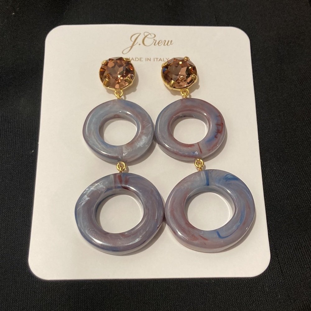 J.Crew Made-in-Italy round drop earrings